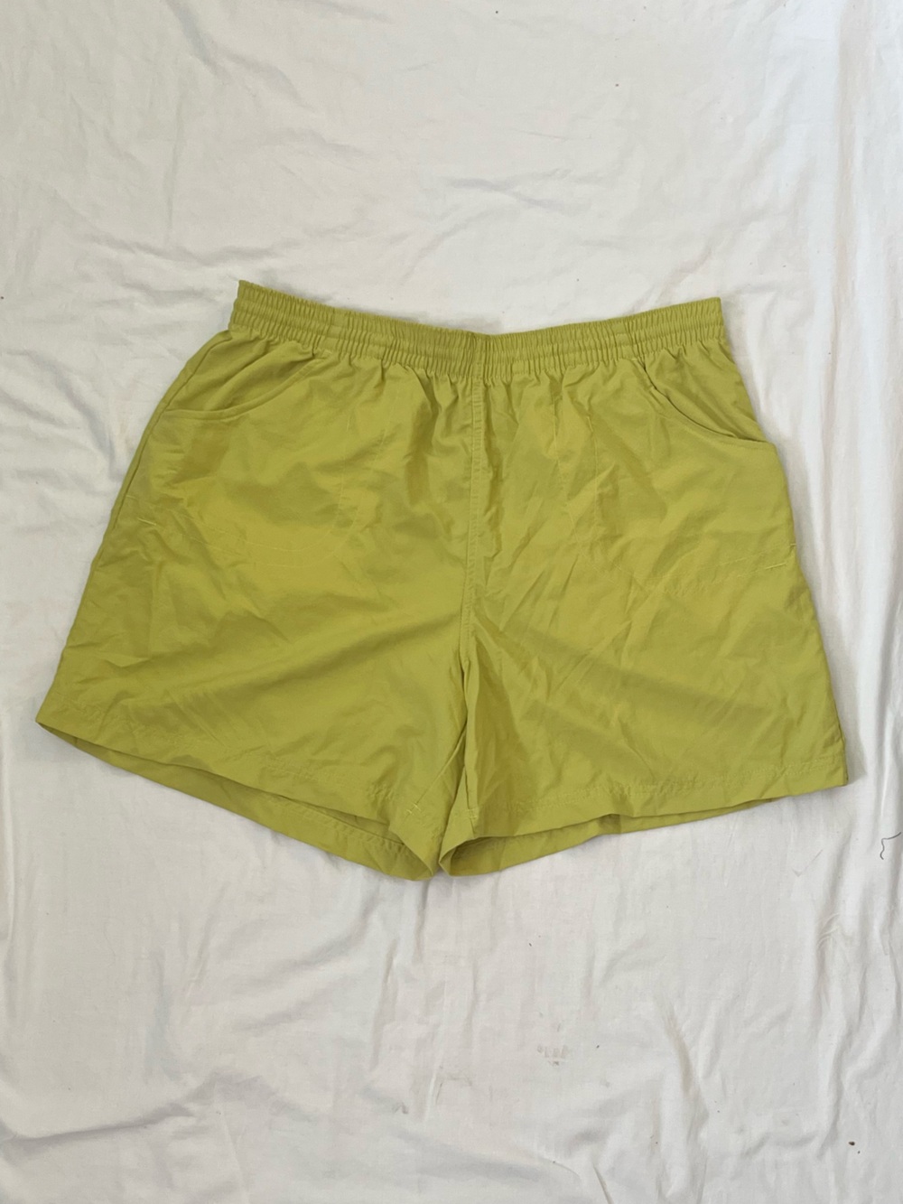 Columbia Lime Green Athletic Shorts Size M